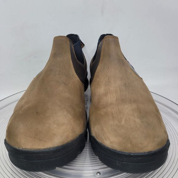 DANNER Crafter Romeo Chelsea Brown Leather Work Shoes 11.5 EE WIDE, Slip On 99% - Picture 2 of 7